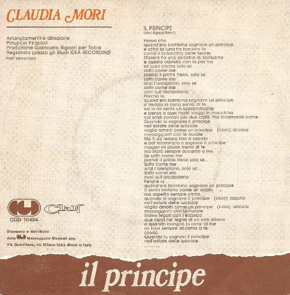 Claudia Mori -Il Principe