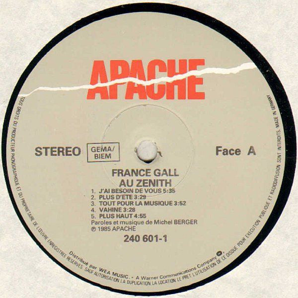 France Gall - Au Zenith