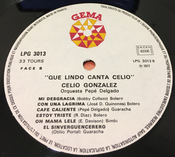 Celio González Con La Orquesta De Pepé Delgado -Que Rico Canto Celio
