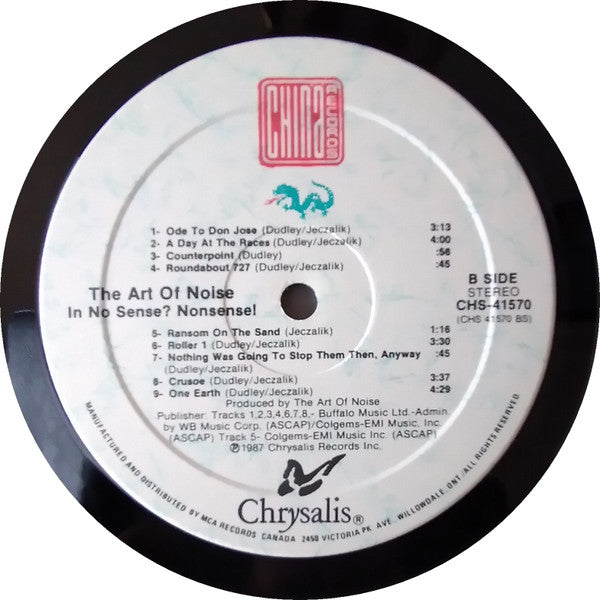 The Art Of Noise -In No Sense? Nonsense!