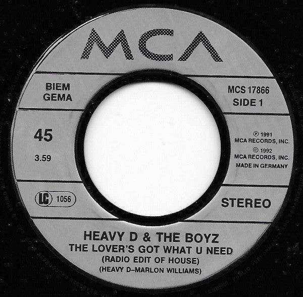 Heavy D And The Boyz* -The Lover's Got What U Need