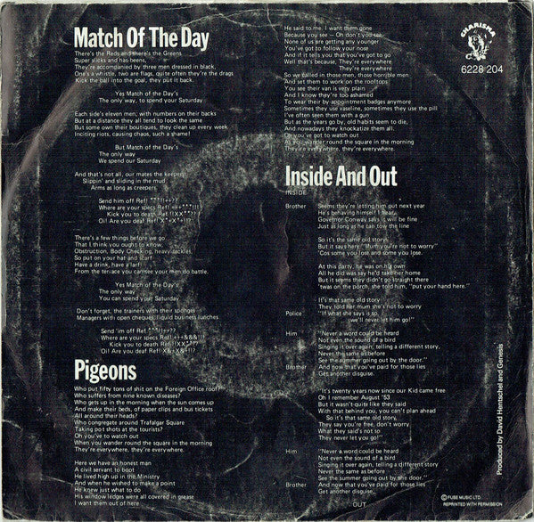 Genesis - Spot The Pigeon