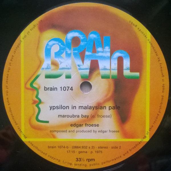 Edgar Froese -Ypsilon In Malaysian Pale