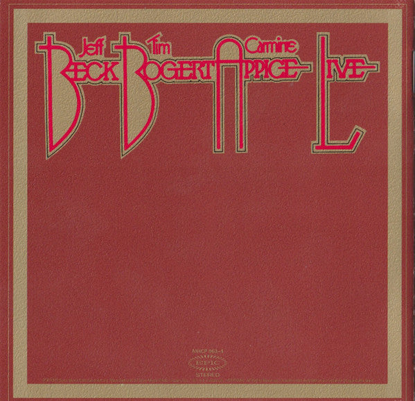 Beck, Bogert & Appice -Beck, Bogert & Appice Live