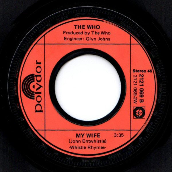 The Who -Baba O'Riley / My Wife