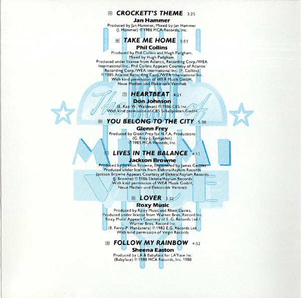 Various -The Best Of Miami Vice