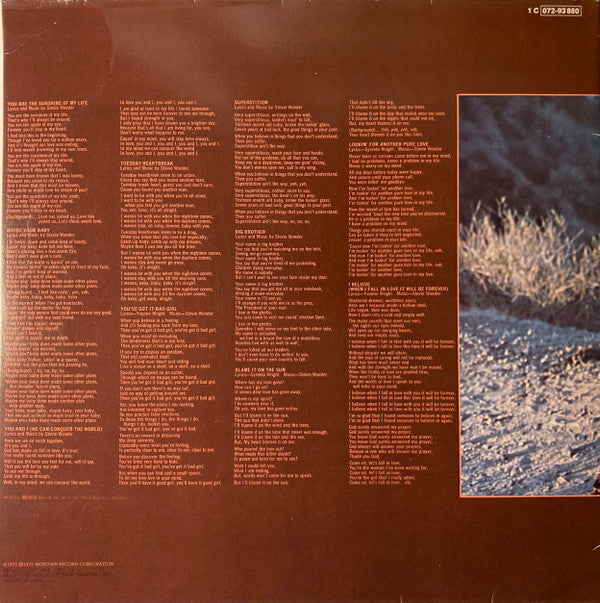 Stevie Wonder -Talking Book