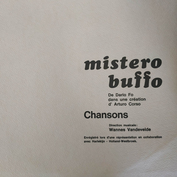 Dario Fo, Nouvelle Scène Internationale* -Mistero Buffo