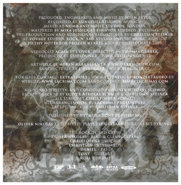 Lacrimas Profundere -Filthy Notes For Frozen Hearts