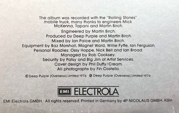Deep Purple -Made In Europe