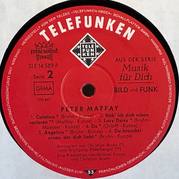 Peter Maffay -Für Das Mädchen, Das Ich Liebe