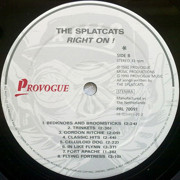 The Splatcats -Right On !