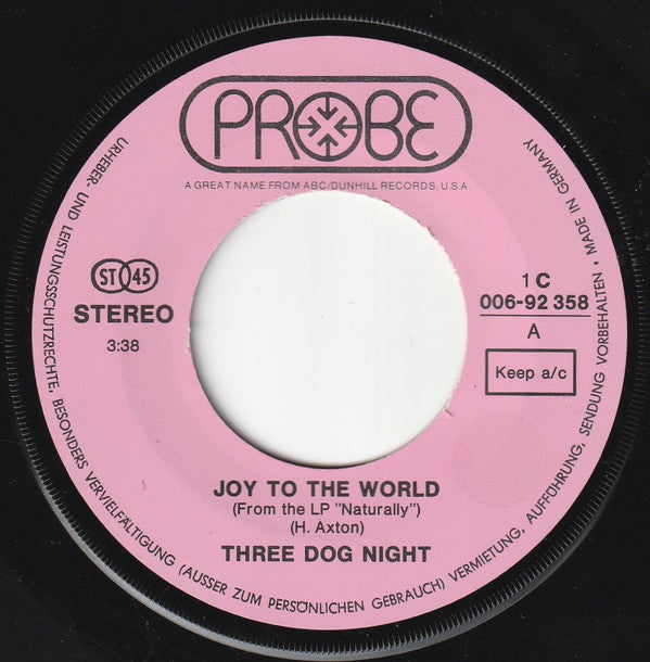 Three Dog Night -Joy To The World