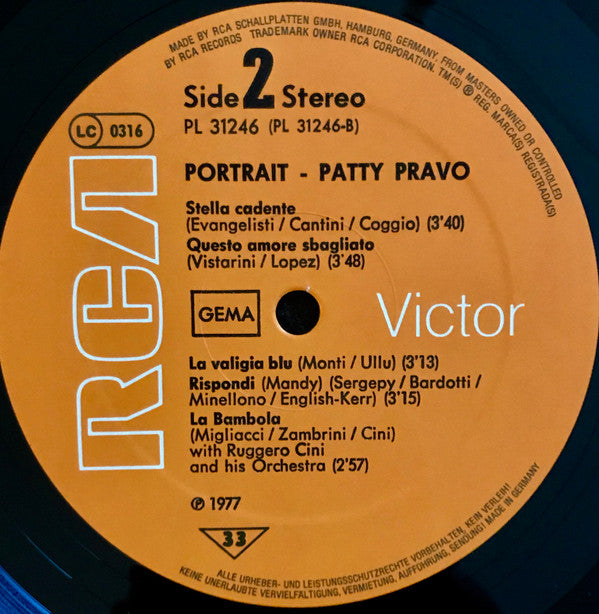 Patty Pravo - Portrait