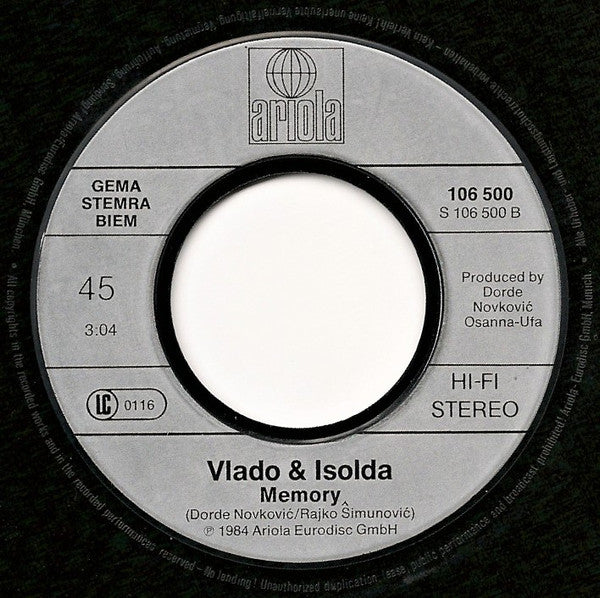 Vlado* & Isolda* -Ciao Amore