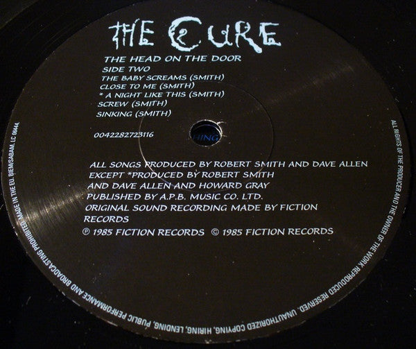 The Cure - The Head On The Door