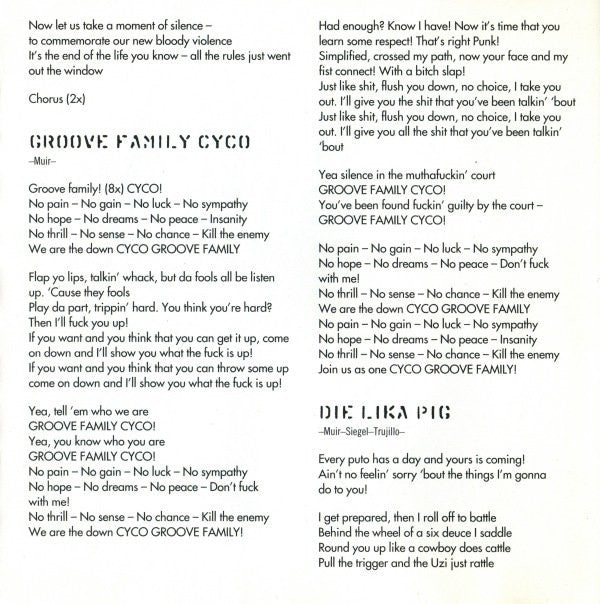 Infectious Grooves - Groove Family Cyco (Snapped Lika Mutha)