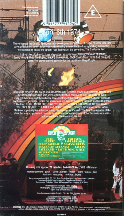 Deep Purple -Live At The California Jam