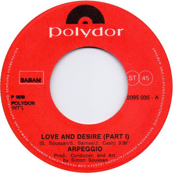 Arpeggio (2) -Love And Desire