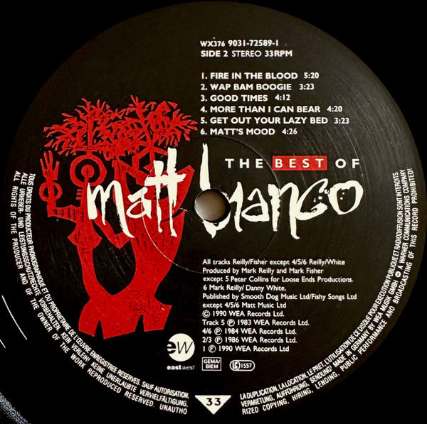 Matt Bianco -The Best Of Matt Bianco