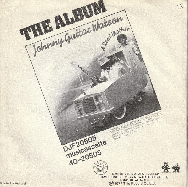 Johnny "Guitar" Watson* -The Real Deal