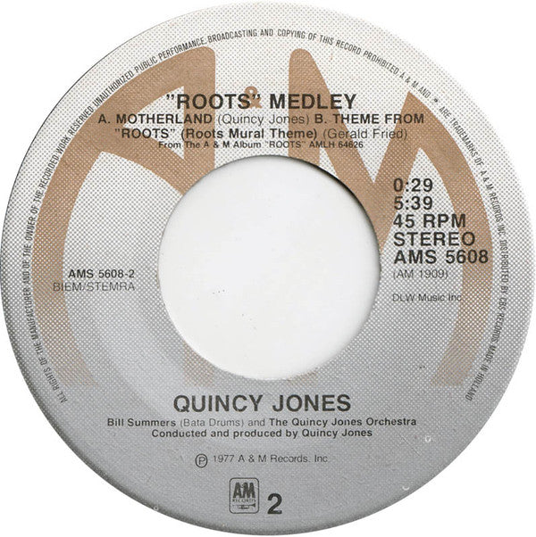 Quincy Jones -"Roots" Medley / Many Rains Ago [Oluwa]