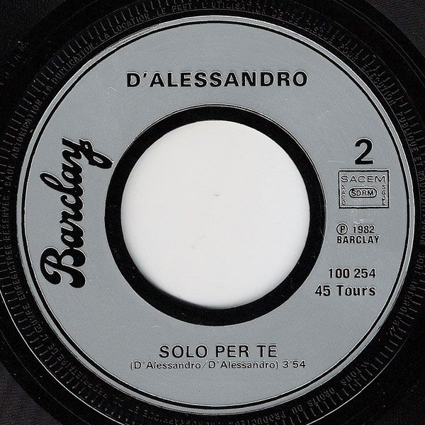 D'Alessandro* -Sarà