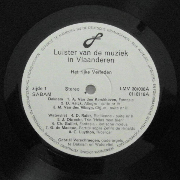 Various - Luister Van De Muziek In Vlaanderen 8 - Het Rijke Verleden