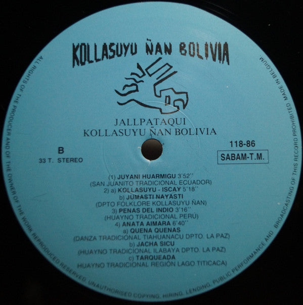 Kollasuyu Ñan Bolivia* -Jallpataqui (Feast Of The Earth)