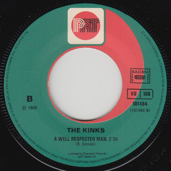 The Kinks - Sunny Afternoon / A Well Respected Man