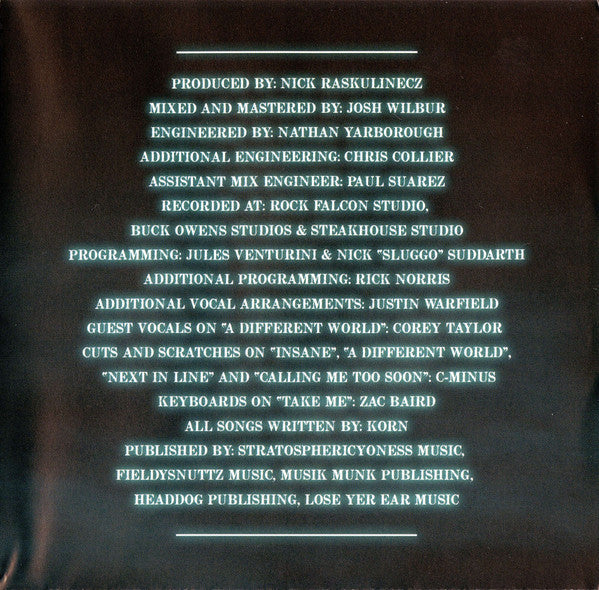 Korn -The Serenity Of Suffering