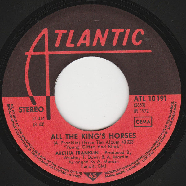 Aretha Franklin -All The King's Horses