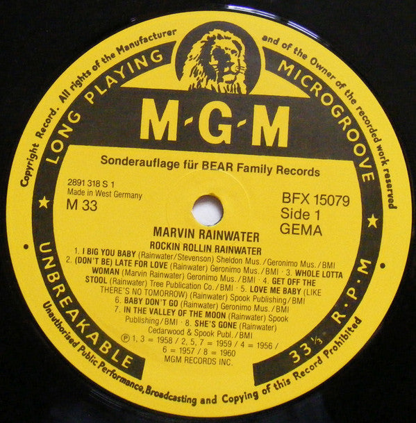 Marvin Rainwater -Rockin' Rollin' Rainwater