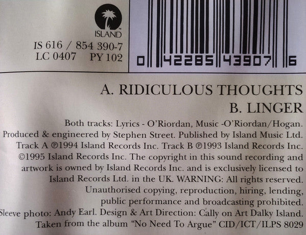 The Cranberries -Ridiculous Thoughts