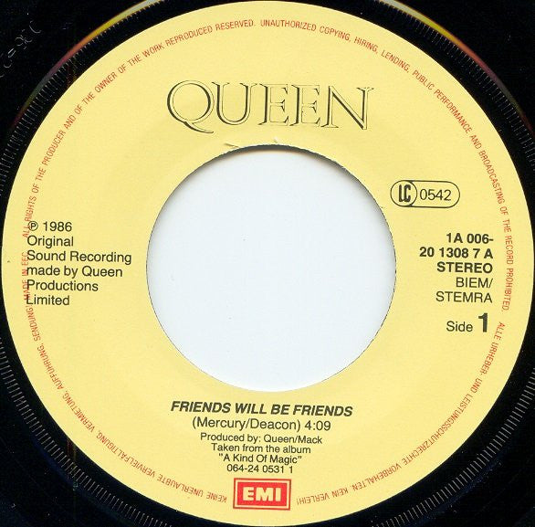 Queen -Friends Will Be Friends