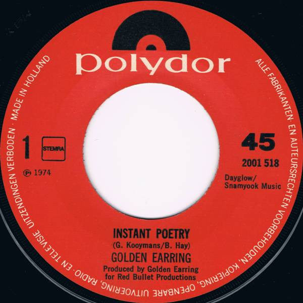 Golden Earring -Instant Poetry