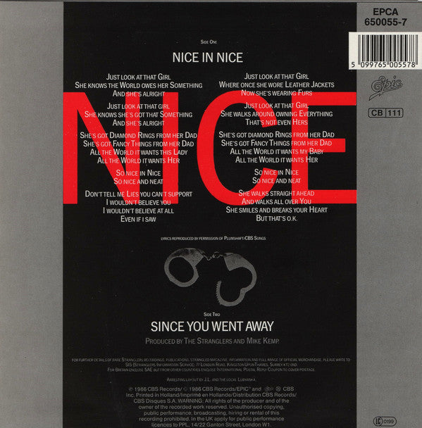 The Stranglers -Nice In Nice
