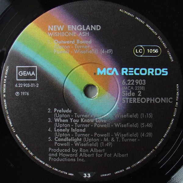 Wishbone Ash -New England