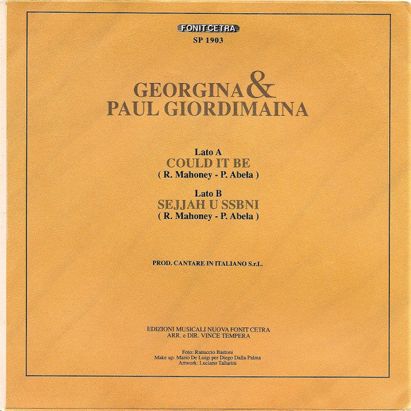 Georgina* & Paul Giordimaina -Could It Be (Eurofestival 1991)