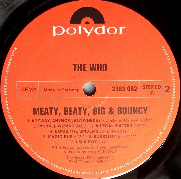 The Who -Meaty Beaty Big And Bouncy