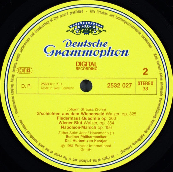 Johann* &amp; Josef Strauss*, Berliner Philharmoniker ∙ Herbert von Karajan - Radetzky-Marsch