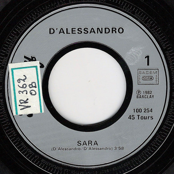 D'Alessandro* -Sarà