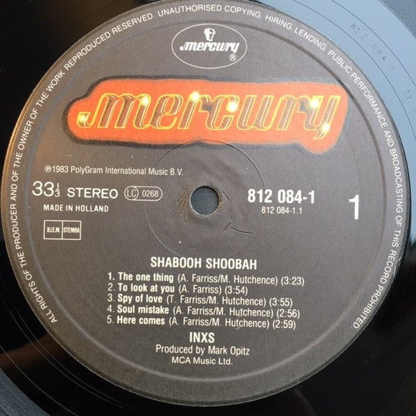 INXS - Shabooh Shoobah