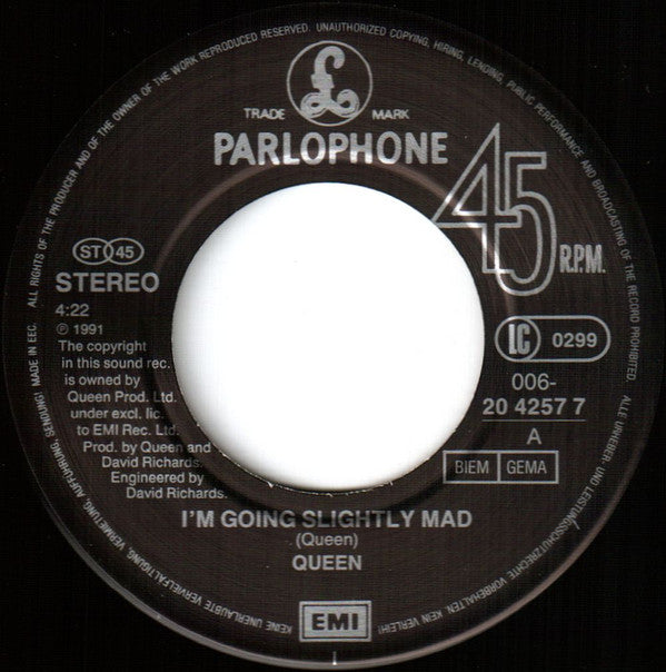 Queen - I'm Going Slightly Mad
