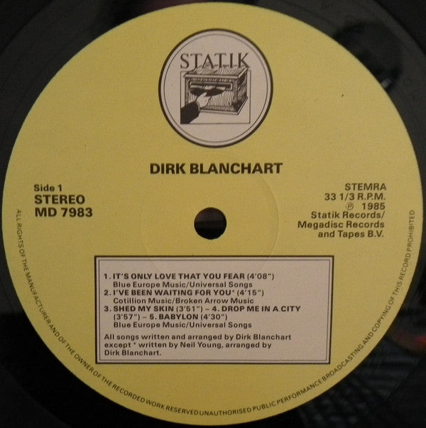Dirk Blanchart -Europe Blue