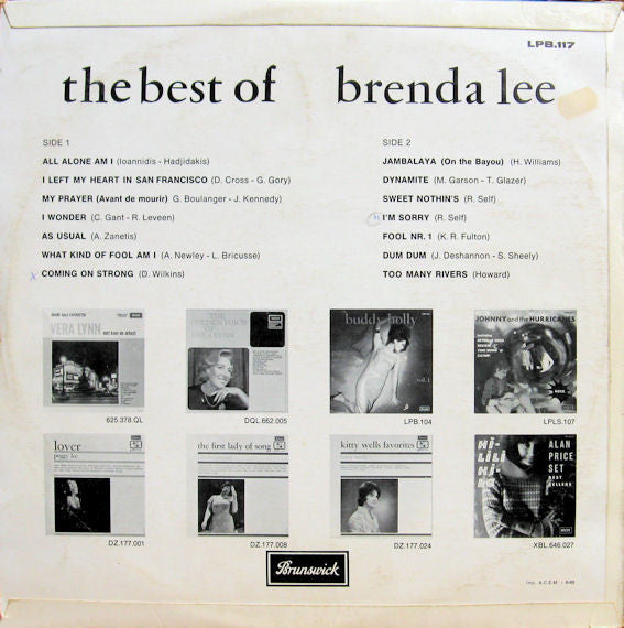 Brenda Lee -The Best Of Brenda Lee