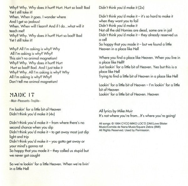 Infectious Grooves - Groove Family Cyco (Snapped Lika Mutha)