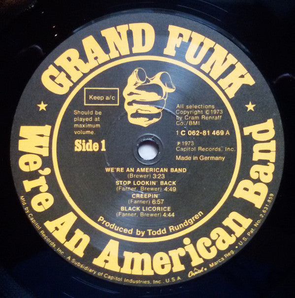 Grand Funk* -We're An American Band
