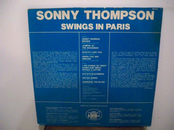 Sonny Thompson -Swings In Paris