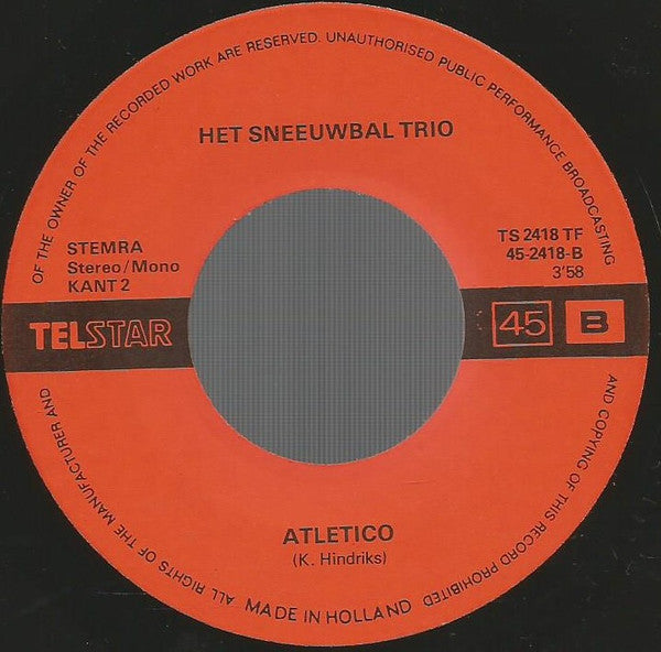 Het Sneeuwbaltrio* -Adé M'n Kleine Paloma